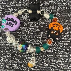 spooky halloween bracelet